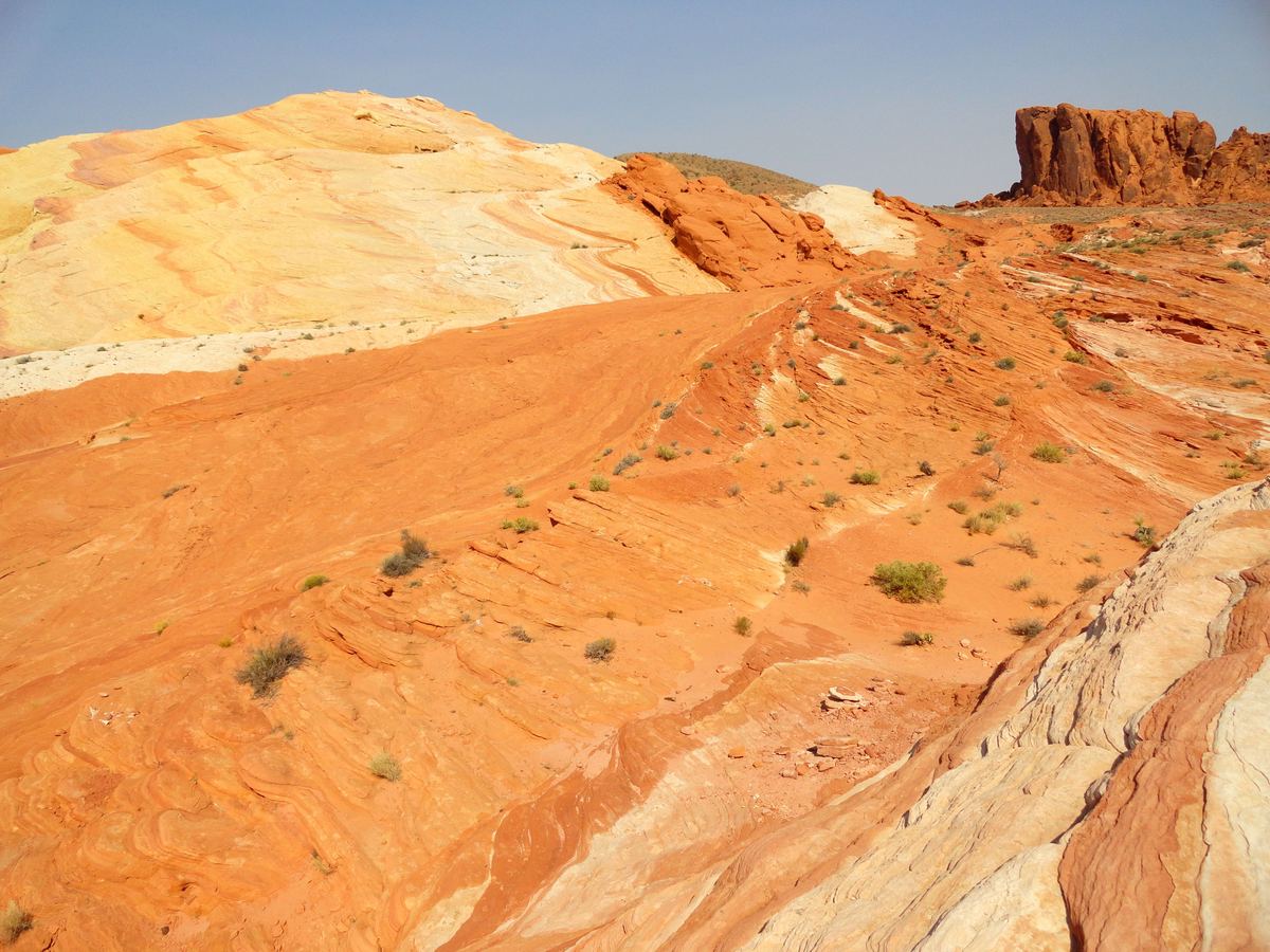 Summer scene at Valley of Fire Nevada